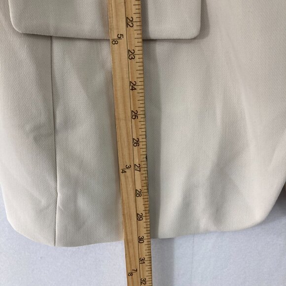 New Old Navy Blazer size XXL Cream Tan One Button Preppy Office Career Work - Picture 4 of 9